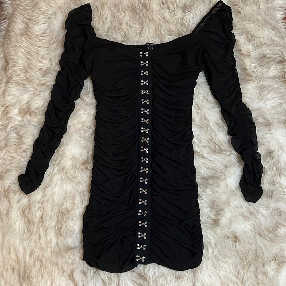 Hook and eye dress